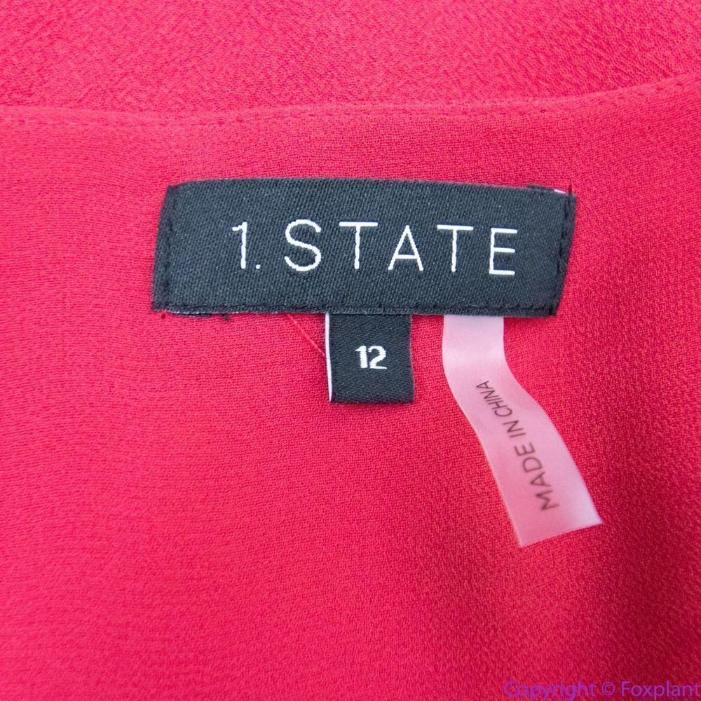1. State Red Ruffle Mini Dress - Picture 15 of 16